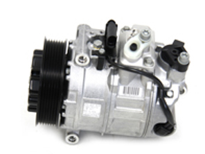 Air con compressor (New). Porsche 958 Cayenne V8 4.8L S / GTS / Turbo - 95812601401, 958126014BX