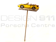 Stick Pin 'Porsche 911 Carrera Cabriolet' Giallo