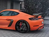 Spoiler trasero de fibra de carbono TechArt tipo II. Porsche 718 Caimán - 082.100.811.009, +81100811000, +91100810200