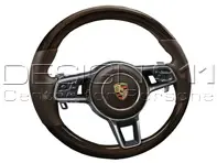 Multi-function sports steering in Paldao. Porsche 971 Panamera 2017>> - 971044401, 971044401A34, 971044401OE5, 9710444019J9, 971044401OK6, 9710444018U7