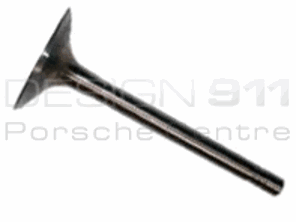 Valvola di scarico della testata del motore. Porsche Boxster 986 2.5L, 2.7L / Boxster 987 2.7L - 99610511304, 99610511308, 3658.239
