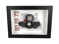 发动机 911 镁合金模型剖面图保时捷艺术 - 盒式框架 1:4 比例 - BFEN911MAG