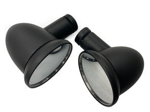 铝制子弹镜组 - 翼窗支架。保时捷 911 / 964 / 993 - 91173101310, 91173101410, 96473190101, 96473190100, 90173111100 - WingWindowBlack_BulletMirrors, WingWindowChrome_BulletMirrors