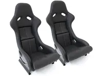 Sièges de style RennSport, noir. Porsche 964 / 993 - P964108-S