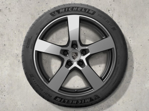 20" Panamera Design lichtmetalen velgen en zomerbanden Origineel Porsche - 976044660D