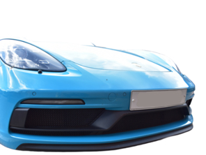 Paraurti anteriore e posteriore 1/4 acciaio inossidabile set griglia completa ZunSport. Porsche 718 Boxster / Cayman GTS 4.0L - ZPR101820, ZPR101820B