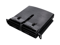 Ventilación central en negro satinado para la moldura del salpicadero. Porsche 986 Boxster / 996 Carrera / Turbo / GT2 / GT3 1997-05 - 9965522630101C, 99655226301