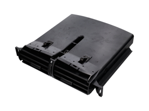 缎面黑色中央出风口，适用于仪表盘装饰。保时捷 986 Boxster / 996 Carrera / Turbo / GT2 / GT3 1997-05 - 9965522630101C, 99655226301