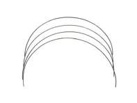 Dachhimmelspriegel 4er-Set. Porsche 356A T2 / 356B / 356C - 64455551100, 64455551300 - PRS153