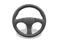 Sports steering wheel without airbag Black with Black Stitching. Porsche 964 - 000043162108YR