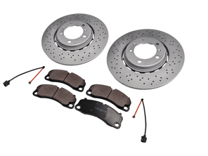 Front Brake Pad And Brake Disc Package. Porsche 992.2 Carrera 2 3.0ltr - 9P1615301J, 9P1615302J, 9P1615301, 9P1615302