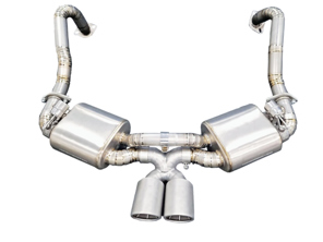 Scarico sportivo posteriore in titanio con valvole. Porsche 981 Boxster/Cayman - 98111122101, 98111122102, 98111123100, 98111123101, 98111132100, 98111132101, 98111142100, 98111142101, 98111143101, 98111122202, 98111123200, 98111123201, 98111132200, 98111132201, 98111142200, 98111142201 - 9M8111192107KIT