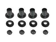 Guías embellecedoras de las guías del reposacabezas del asiento, color Negro. Porsche 911 / 912 - 90152119300, 00391125109, 90152119301