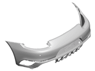 Rear bumper cars with park assist Porsche 991.2 Turbo - 99150592301