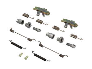 Kit de muelles para zapatas de freno de mano. Porsche 924 turbo / 944 1982-85 - 99335207100, 298609723, 90135295410, 90135293210, 92835295702, 95135209000, 477409459, 477609459A