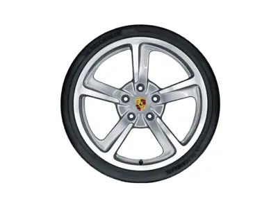 20' 991 C4 / C4S Sport Techno Jantes et pneus en alliage d'origine Porsche - 99104460280, 99104460279
