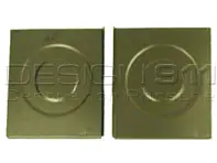 Pared trasera de la caja de batería (2 piezas). Porsche 356 (1950-55) - 64450103600 - P114, PP114