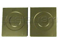 Batteriekastenrückwand (2 Stück). Porsche 356 (1950-55) - 64450103600 - P114, PP114