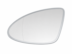 Door mirror glass (Aspherical), Dimmable, Left for LHD. Porsche 958.2 Cayenne 2015-18 - 95873105504, 7P5858055D