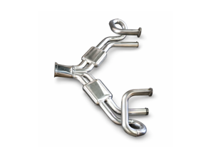 Système d'échappement Sebring – Entièrement poli. Porsche 356 - PCG11158700