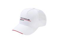保时捷棒球帽，男女通用 - 赛车运动，白色。 - WAP1600030RMSF