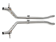 X-pipe de dérivation du résonateur d'échappement. Porsche 970 Panamera V6 - 97011191321, 97011191322, 97011191323, 97011191324, 97011191325, 97011191328, 97011191326, 97011191327