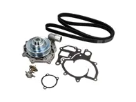 Kit de bomba de agua, correa y termostato. Porsche 996 Turbo / 996 GT3 - 99610601175, 99610601172, 99610601173, 99610601174, 99610601177, 99610601176