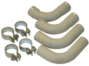 Tuyau d'échappement et collier. Porsche 356A - 61611100500, 92.302, 92302, 1620701410 - 92.302, 1620701410