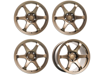 Jeu de jantes en alliage à 6 branches Titan 7 Forged T-D6E 20" Techna Bronze. Porsche 991 Carrera 2 / Carrera 2S - TD6E2090044513071TB, TD6E2011060513071TB