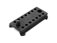 Flaches 14-poliges Steckverbindergehäuse für Motorkabelbaum. Porsche 911 / 914 / 924S / 928 / 944 S2 / 964 / 968 - 91161211305, 91161211502