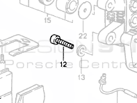 Remklauw Bevestigingsbouten Porsche 964 Turbo - 90008214501, 90008207702