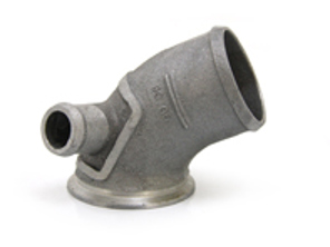 Intercooler pressure pipe. Porsche 955 Cayenne Turbo S - 95511036801, 95511036800