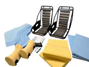 Seat Frame and Foam Kit with Headrest for Standard 3-Point Belts Hockenheim. Porsche 914