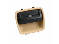 Interruptor de control electrónico del freno de estacionamiento, color beige Luxor. Porsche 970 Panamera 2009-16 - 970613251036W0, 970613251026W0