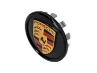 Enjoliveurs en Jet Black Metallic. Porsche Taycan / 971.2 Panamera - 9J1601151AC9X, 9J1601151A