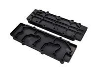 Coperchio motore albero a camme - Lega inferiore in nero Porsche 911 1968-89 - 93010511600, 93010511605, 93010511601, 93010511602, 93010511603, 93010511604