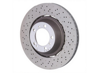 后制动盘转子，轻质钻孔凹盘，380x30mm。保时捷 991 Turbo - 99135240700, 99135240800, 99135240803, 99135240703 - PRL49917, PRR49918