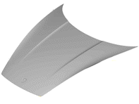 Front bonnet. Porsche 992.1 2019>> - 992823031AYGRV