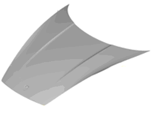 Motorkap voor. Porsche 992.1 2019 >> - 992823031AYGRV