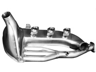 Wärmetauscher Edelstahl. Porsche 911 3.2L (für SSI 'style' Umbau) - 91133091017S, 91017S, 91018S, 1623103170, 1623103180, 91133091018S, 93021102901 - 1623103170, 1623103180