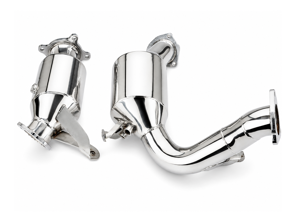 Exhaust downpipes with 200-CPSI Catalytic Converters. Porsche 95B.2 Macan 2.0L OPF - PAB254252C, PAB254252CX, PAB254253, PAB254253X, 95B254800C, 95B254800P, 95B254253, 95B254253X, 95B254800T, 95B254801 - 186844-02