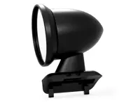 Aluminium kogelspiegel - Vlaggenmontage, in Satin Black. Porsche 911 1975-1988 - 91173101310, 91173101410, 96473190101, 96473190100, 90173111100 - BulletDriveBlack_FLAG, BulletPairBlack_FLAG