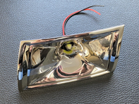 Juego de luces laterales de parrilla de bocina. Porsche 911/912 69-73 - 90155943103, 90155943203, 91155943103, 91155943203, 1684500376, 1684500386