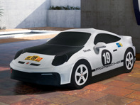 室内车罩“1971 年拉力赛”。保时捷 992 达喀尔 - 99204401274