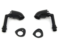 Koplampsproeierset met pakkingen. Lange steel. Porsche 1974-79 - 91162880800, 91162880700, 91162808601, 91162808502, 91162808600, 91162808500