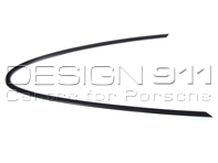 Moldura Cristal Trasero 1/4 Metal Negro. Porsche 911 - 9115434190270K, 9115434200270K