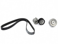 Belt tensioner roller & belt kit Porsche 958 Cayenne / 970 Panamera V6 HYBRID 95810236111 - 95810236111, 95810211801, 95810225100 - 529024510