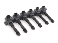 Pack de bobines d'allumage (lot de 6). Porsche 996 3.4L / Boxster 986>>03. Réf. 99760210703. - 99760210700, 99760210702, 99660210200, 99760210702, 99660210101, 99660210200, 99760210700, 0986221116, 99760210703, 99760210703/3, 99917020791, 90006708901, 99610532552 - ZS177, ZS177