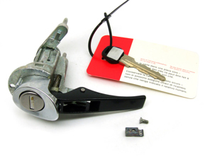 Door handle lock with surround. Porsche 993 - 99353793800, 99353793700