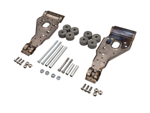 Staffe di supporto per scarico in titanio (con accessori) per Porsche 996 / 997 - 99611122702, 99611122802, 99611122703, 99611122803, 99611122700, 99611122701, 99611122800, 99611122801, 99611123702, 99611123802, 99611123703, 99611123803, 99611123704, 99611123804, 99711122930, 99611123000, 90037810501, 90037818301, 99611123100, 90038000501